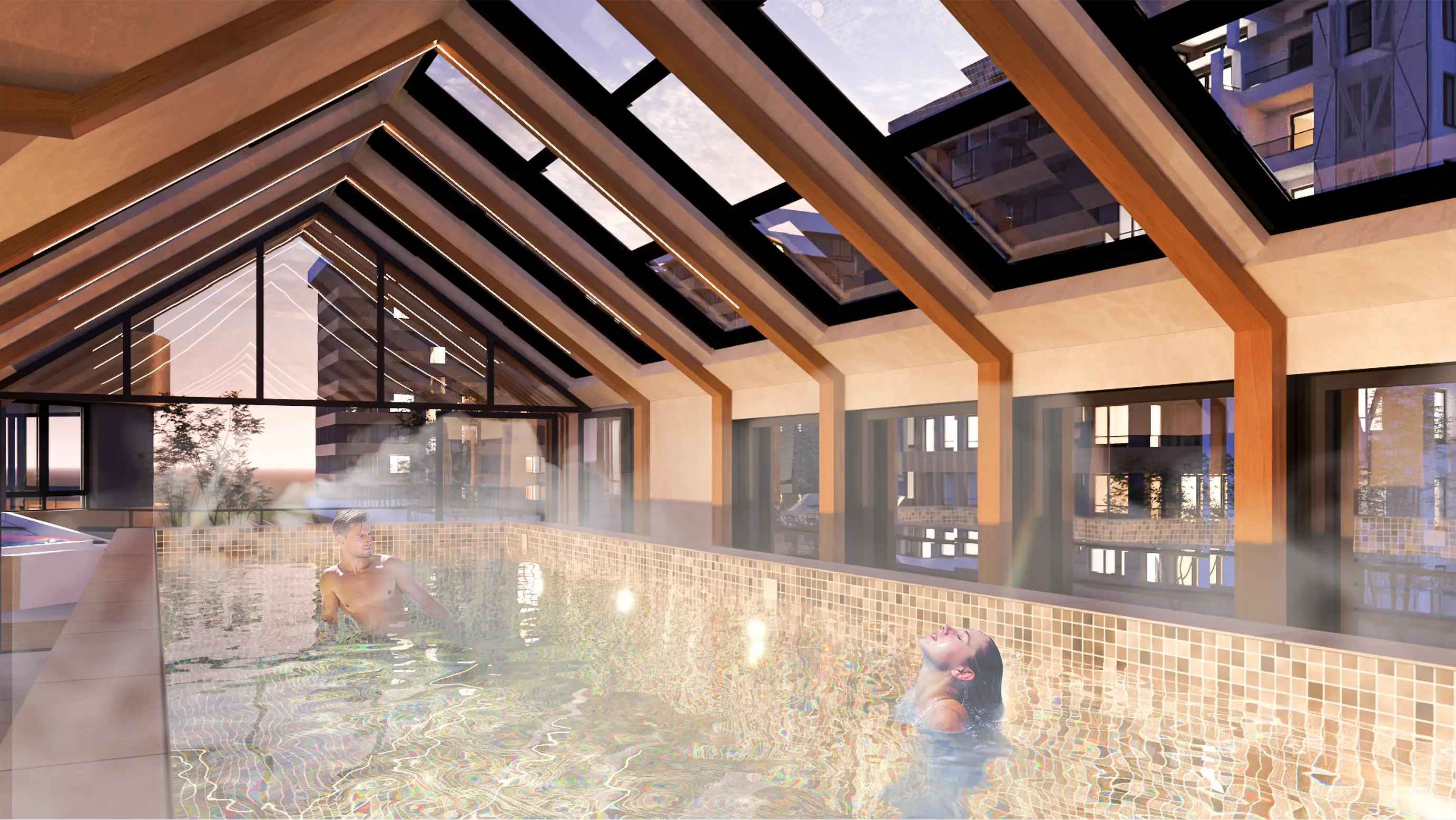 Луксозен дом в планината с иновативен дизайн