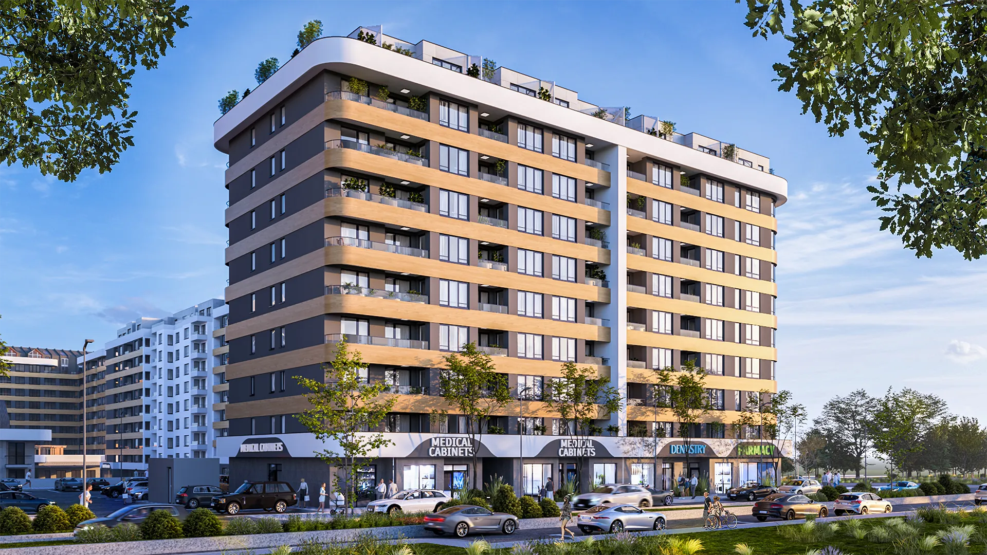 Модерен архитектурен дом с устойчив дизайн