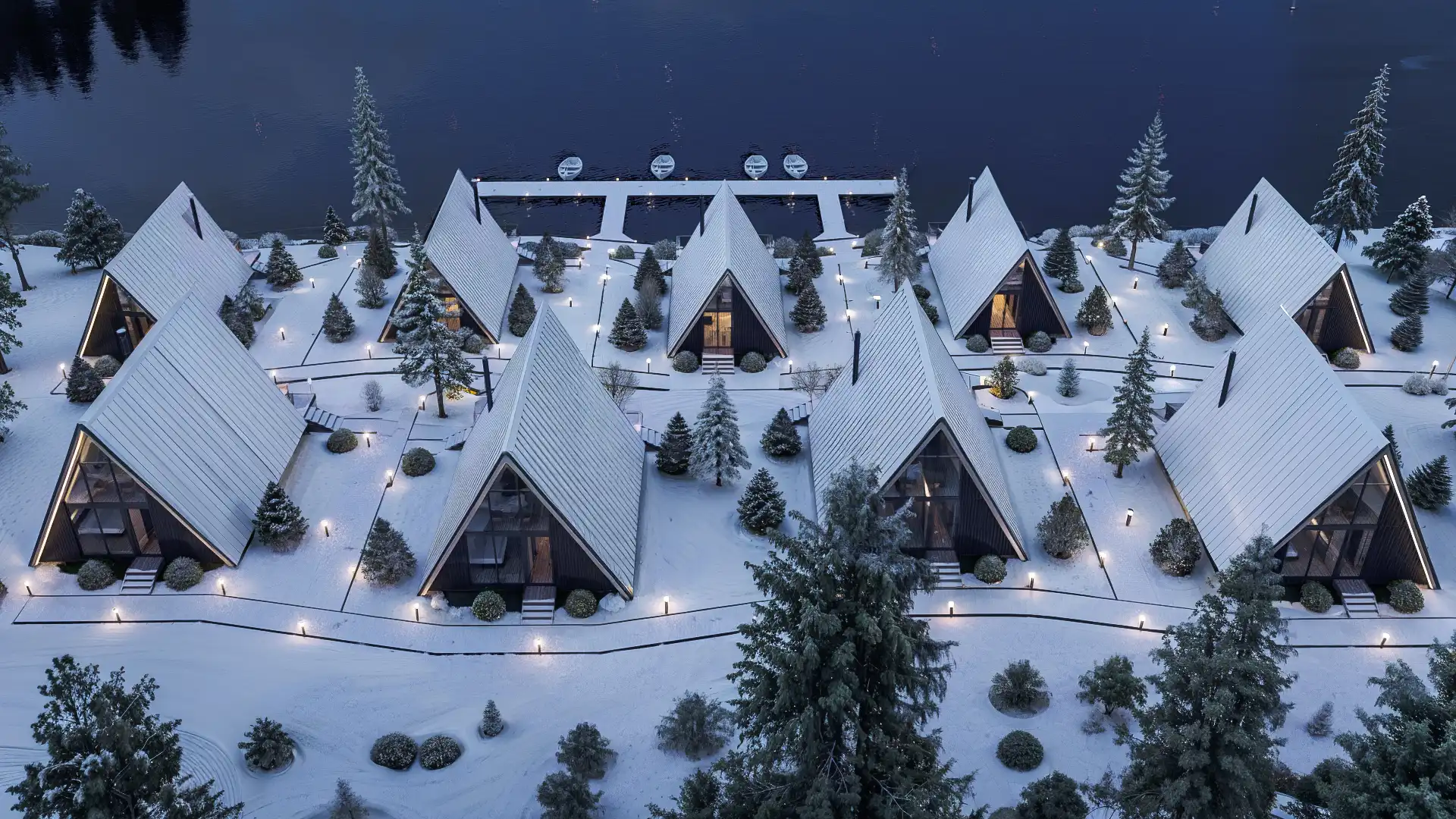 Архитектурна визуализация на модерна вила