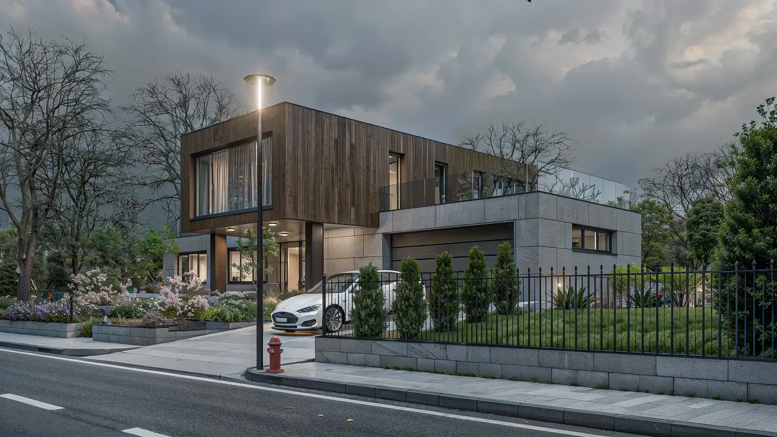 Contemporary family house – Exterior animation
