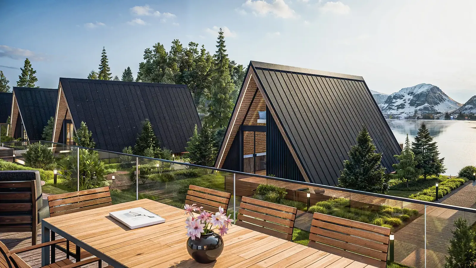 A-frame holiday village, Devin