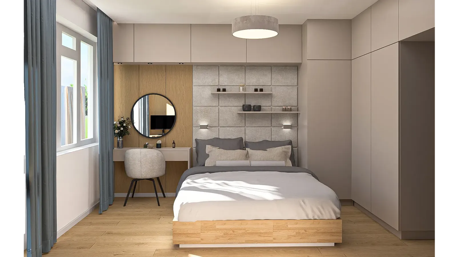 One-bedroom apartment interior, Sofia