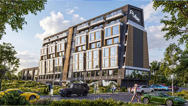 Pulse Novus Wellplex residential building, Druzhba, Sofia