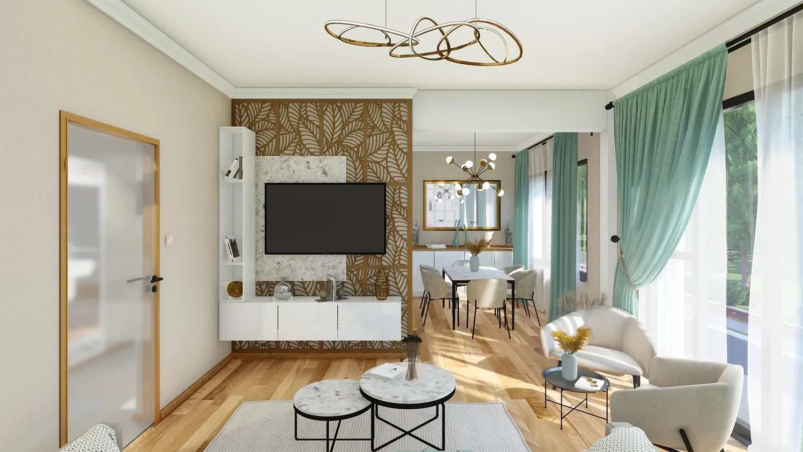 One-bedroom apartment interior, Stara Zagora