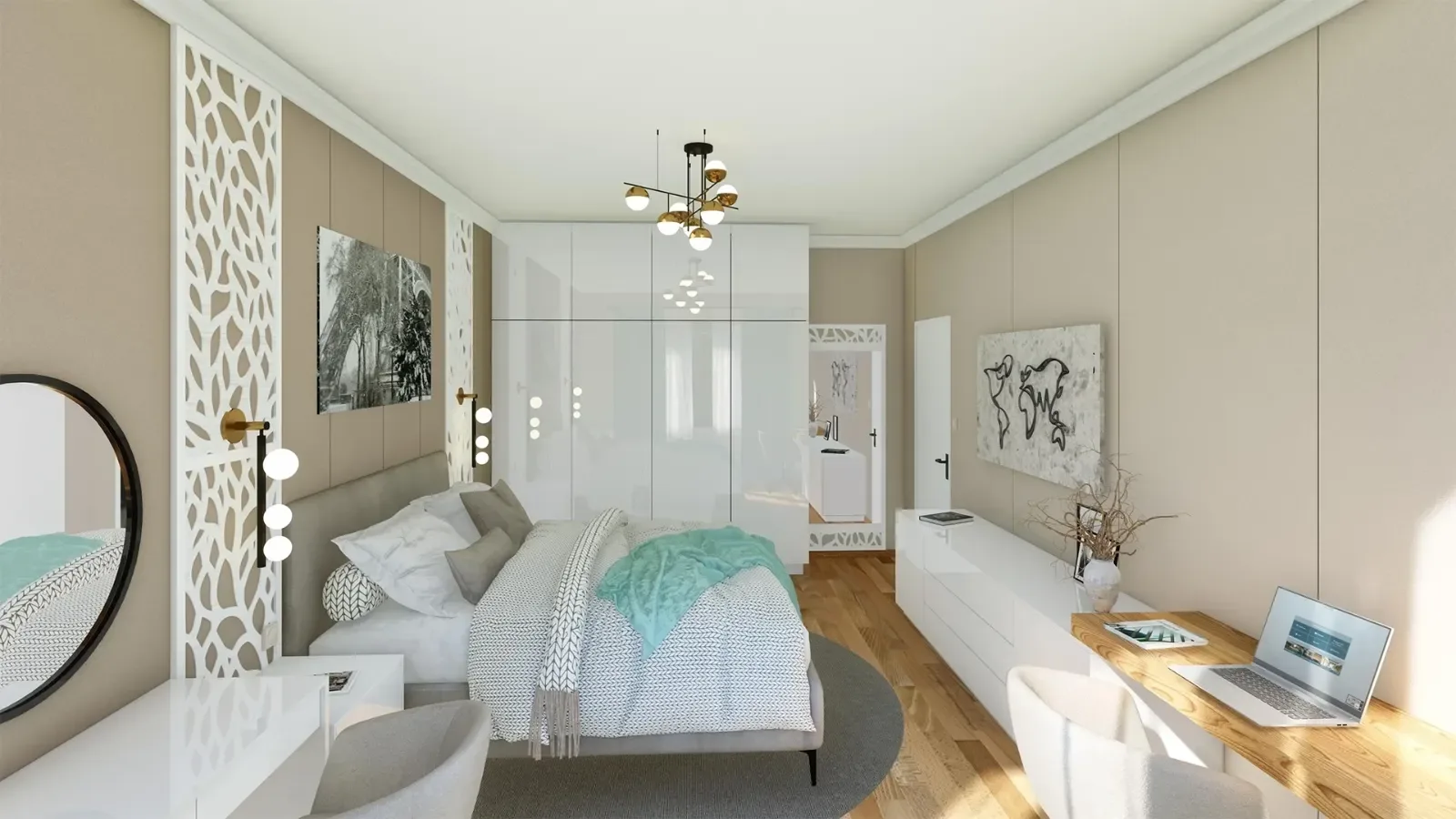 One-bedroom apartment interior, Stara Zagora