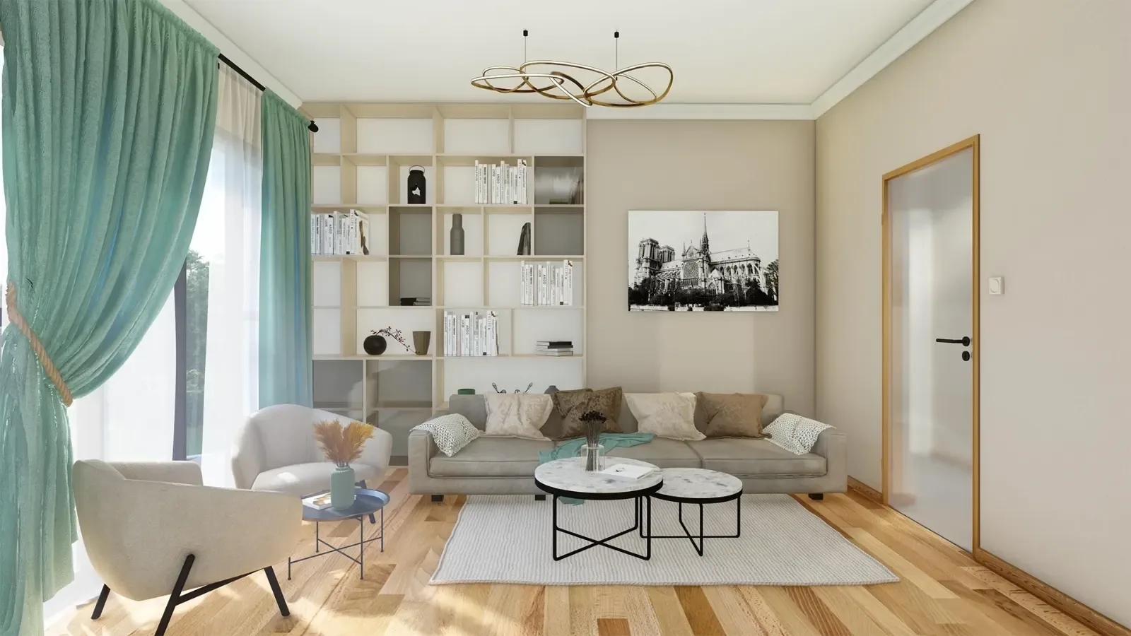 One-bedroom apartment interior, Stara Zagora