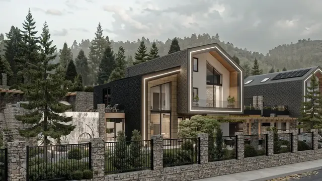 Two-storey semi-detached house, Zmeyovo