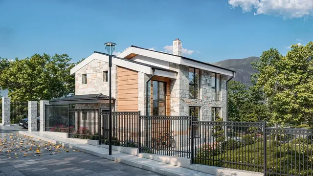 Two-storey house with a city view, Borilovo