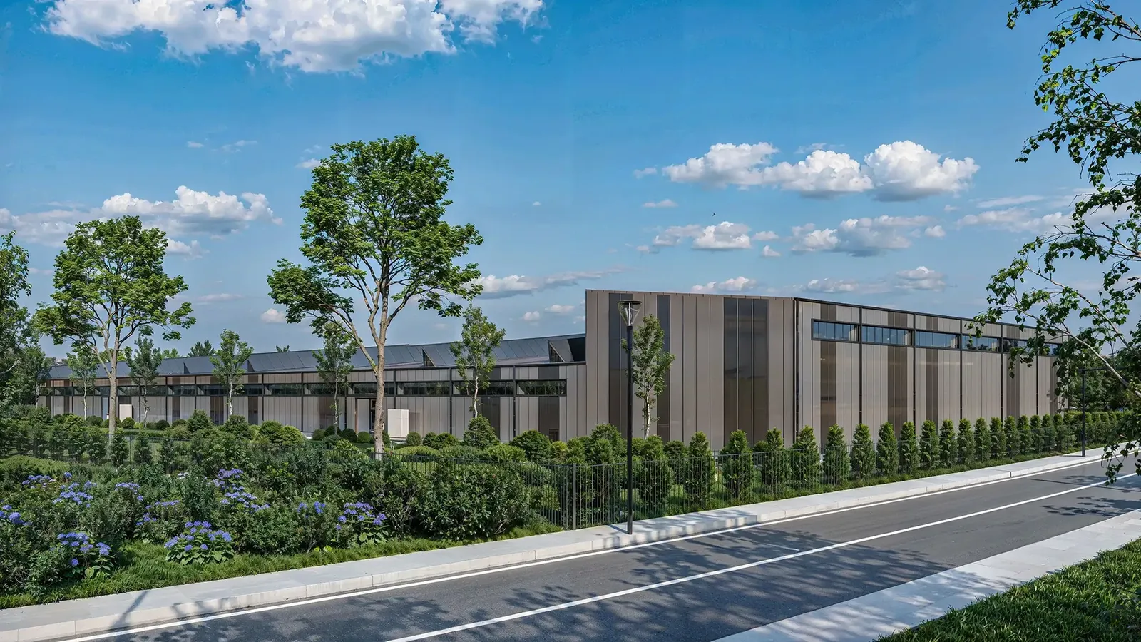 Industrial building with a modern facade, Stara Zagora