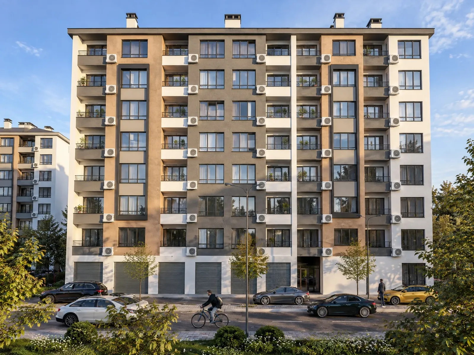 Front facade of a building