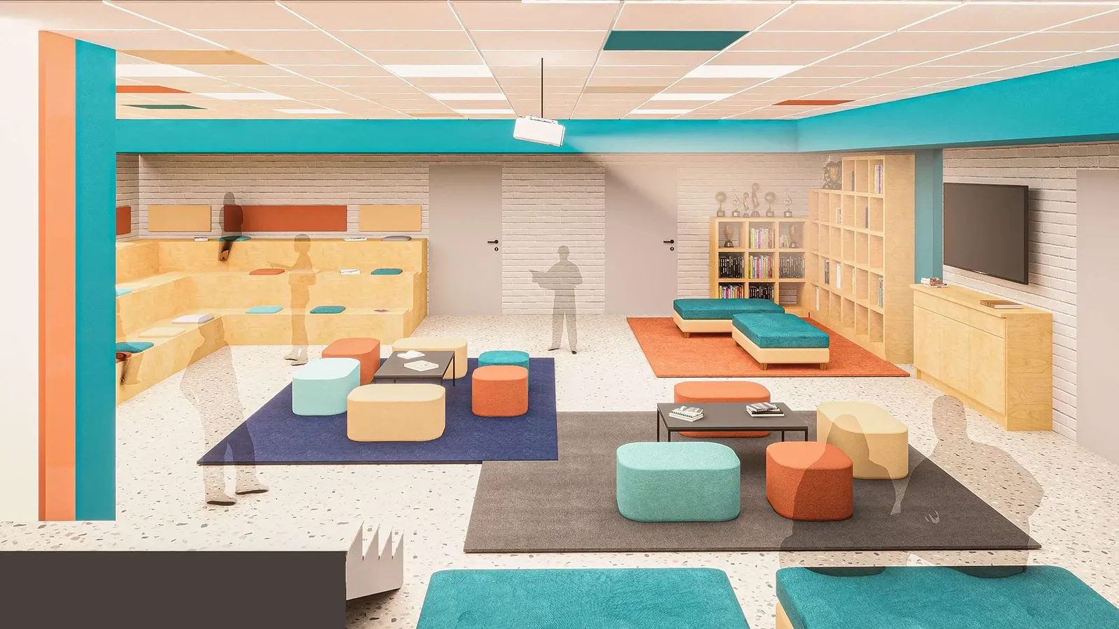 School interior, Stara Zagora