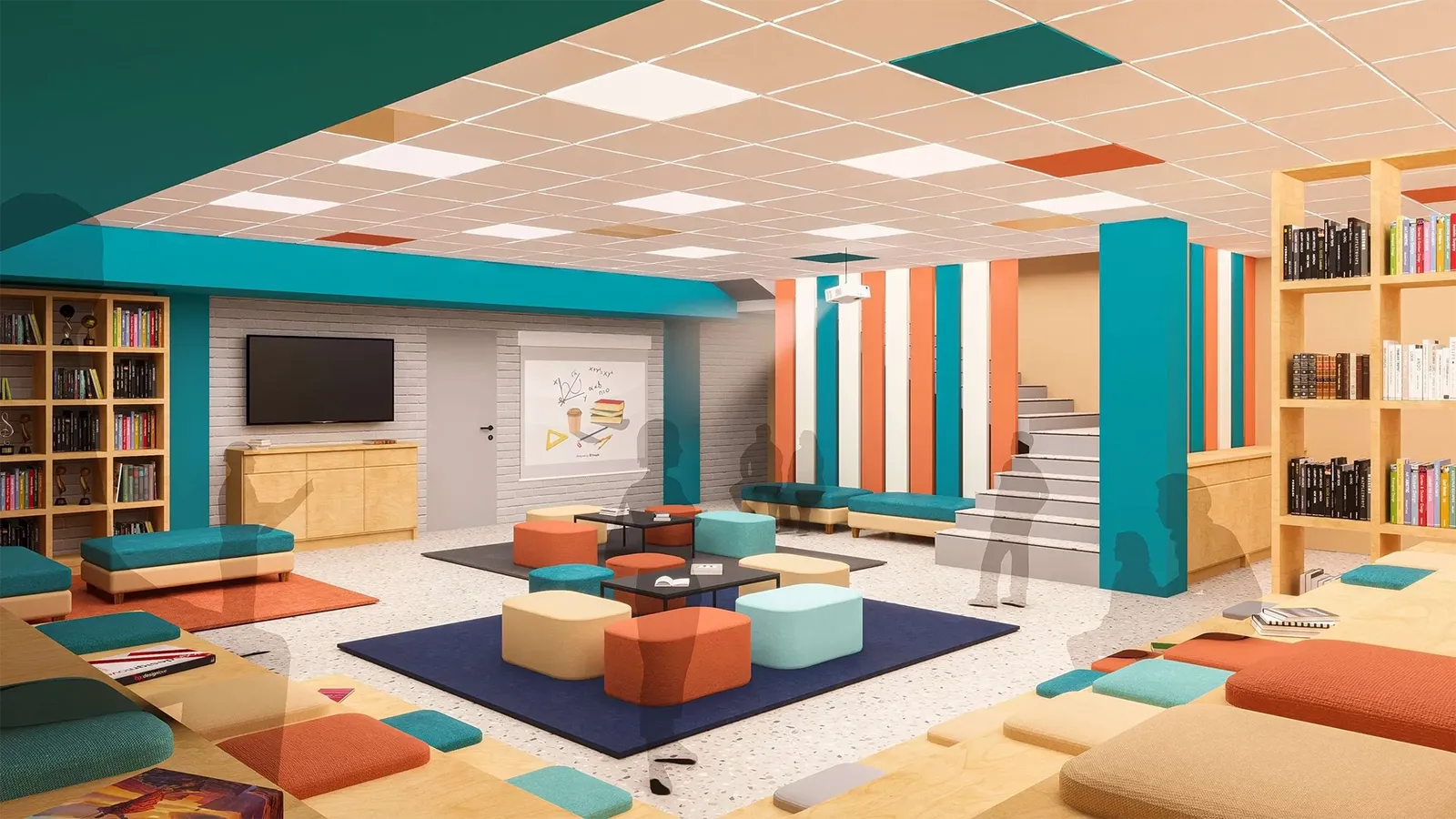School interior, Stara Zagora