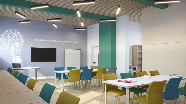 School interior, Pleven