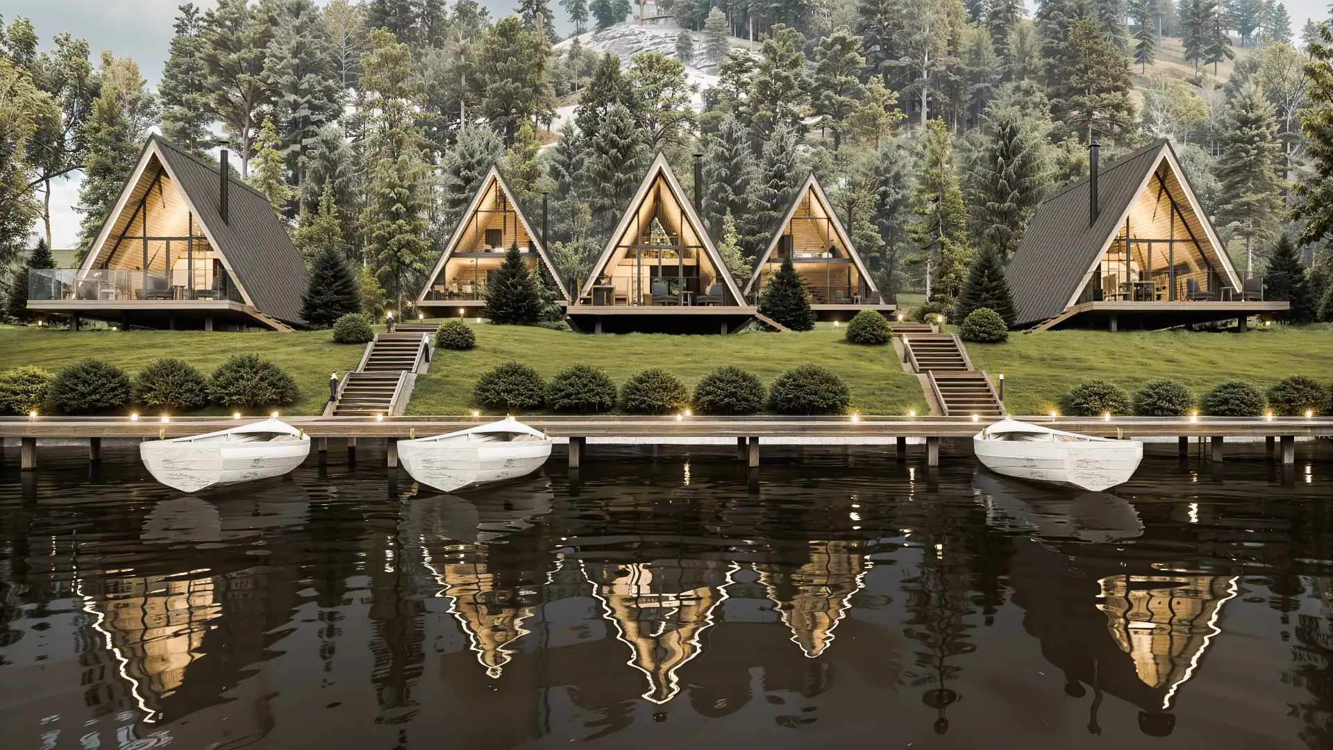 A-Frame Village – вилно селище с бунгала